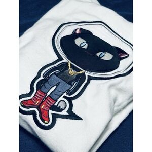 LVL XIII Mens Sleeveless Hoodie 2XL White Distressed Raw Style NWT MSRP $198